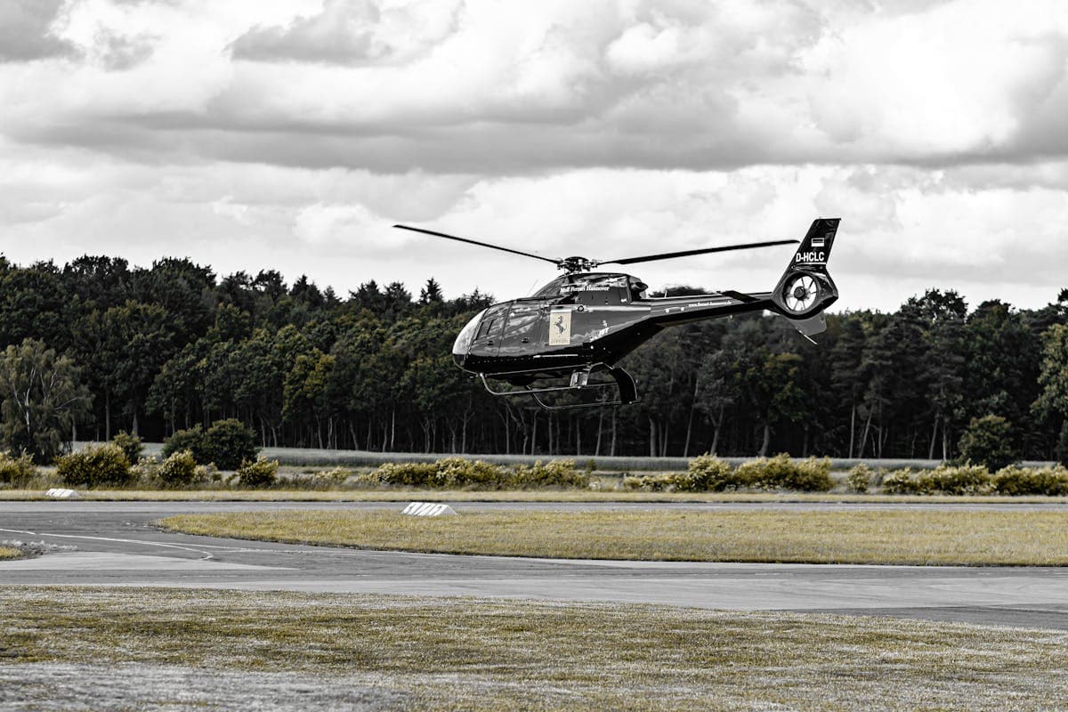 Helicopter transfer Copenhagen Heliport